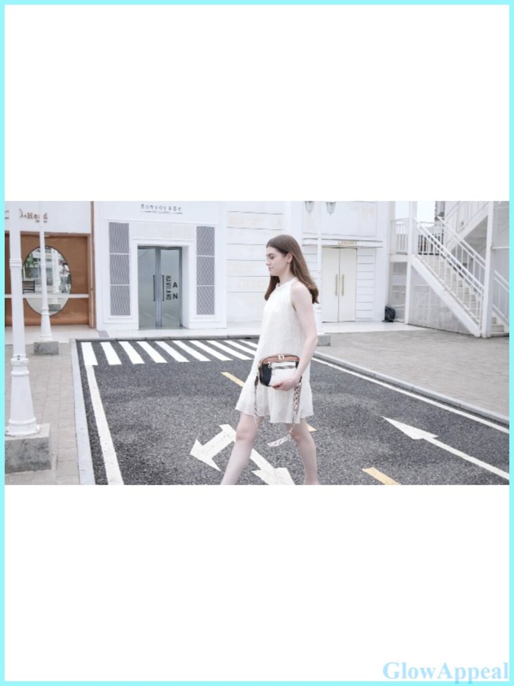 PU Leather Crossbody Bag Women Small Water Resistant Purse - Picture 6 of 6